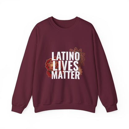 Latino Lives Matter Floral Pride Statement Sweater
